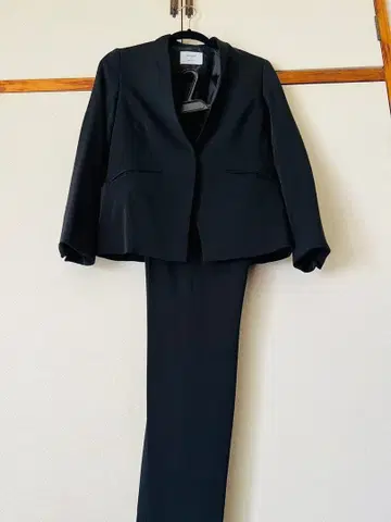 STUDIOUS 블랙 정장 세트 (블레이저 & 팬츠)