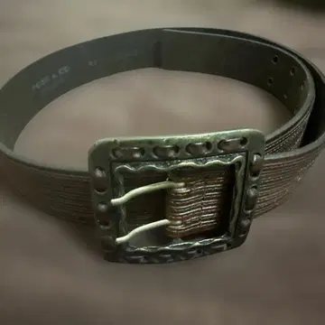 POST & CO 다크 브라운 벨트 25