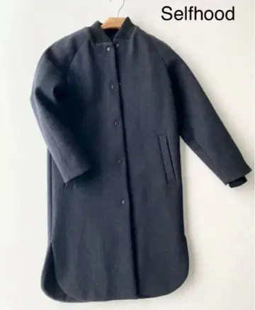 Selfhood 다크 그레이 롱 코트 XS