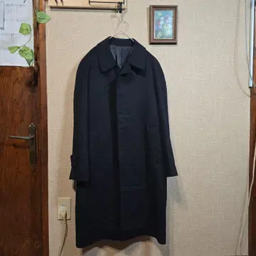 캐시미어 100% 스텐카라 코트 다크 네이비 남성복 히요쿠 M