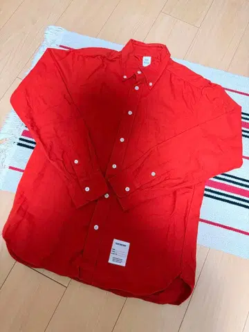 오렌지 긴팔 셔츠 M 유니폼 디자인