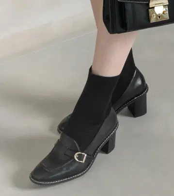 RANDA 스트레치 삭스 앵클부츠