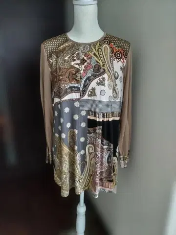 Rossa 페이즐리 무늬 튜닉 미사용 새상품