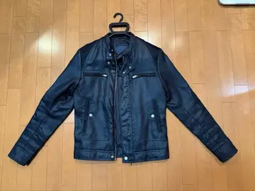 ZARA MAN 블랙 가죽 자켓