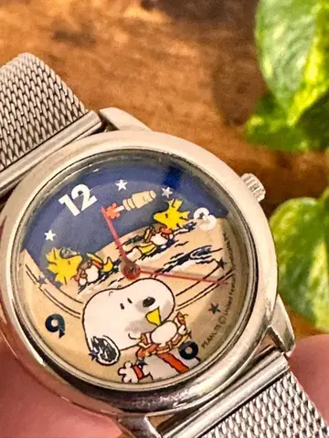 레어 레트로 SNOOPY 손목시계