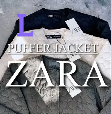 [ 미사용 ] ZARA 자라 하트 퀼팅 자켓 L 택 포함