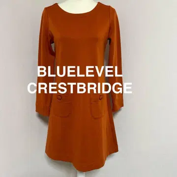 BLUELEVEL CRESTBRIDGE 오렌지 원피스 38