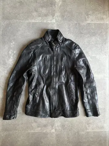 used wrinkle leather jacket