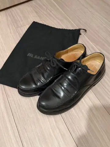 JIL SANDER 블랙 로퍼 수납 봉투 포함