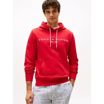 [ 미사용 ] TOMMY HILFIGER 자수 로고 후드티