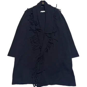 KUMIKYOKU 쿠미쿄쿠 프린지 가디건 니트 자켓 스트레치