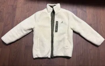 리버서블 플리스 자켓 아이보리/올리브 그린