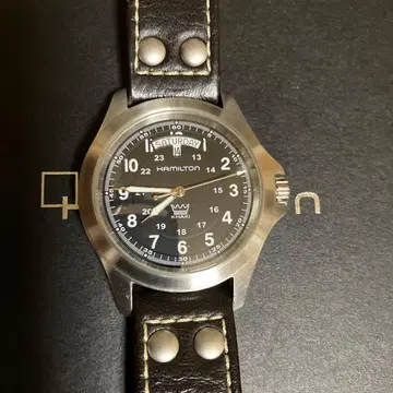 Hamilton 카키 필드 킹 쿼츠 왕관 H644510