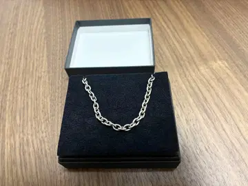 실버 체인 목걸이 기프트 박스 포함 LION HEART