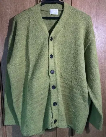 BELIEVE 그린 가디건