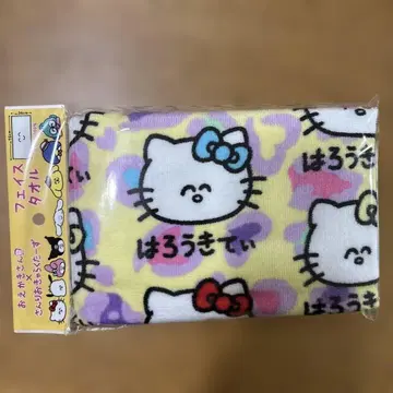 오에가키상 타월 키티 레오파드 멀티 페이스 타월