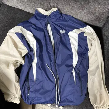 MOBB 나일론 자켓 M 네이비/화이트