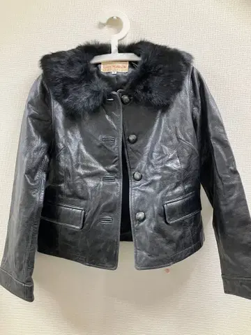LADY MARLOW 블랙 가죽 자켓 사이즈 9
