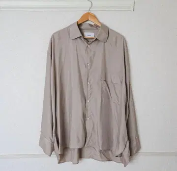 stein OVERSIZED DOWN PAT CUPRO SHIRT