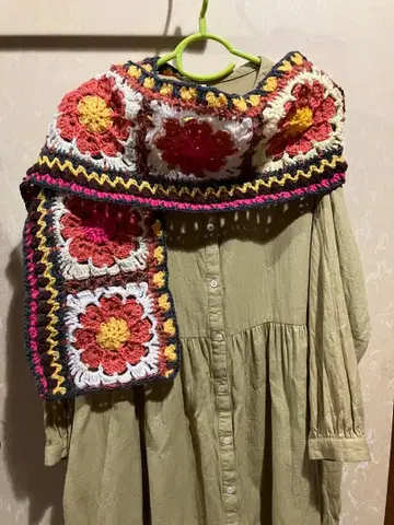 스파이시 니트 머플러 숄