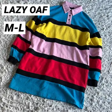 [ 초레어 ] 레이지 오프 멀티 보더 라거 셔츠 ML LAZY OAF