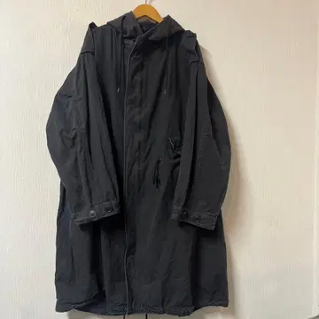 캡 클로징 M-51 모즈 코트 블랙 페이드감 있음