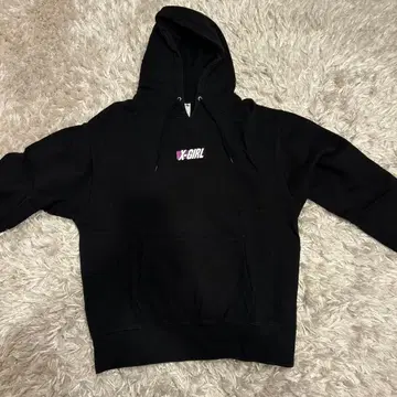 X-girl 후드티 블랙 M 사이즈