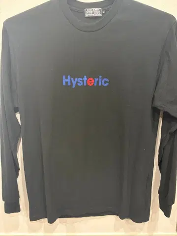 Hysteric 긴팔 T셔츠 L 사이즈 블랙