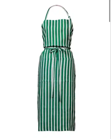 새상품! MYLAN (마이란) 에이프런 스트라이프 그린