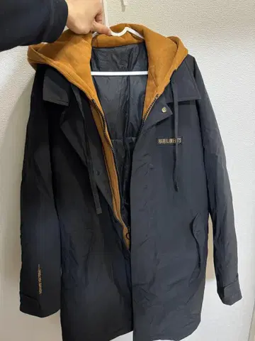 남성용 다운 코트 보온 방풍 겨울옷