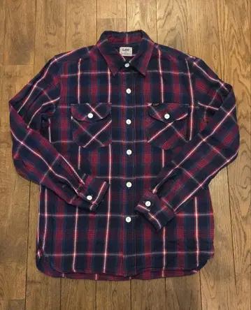 Lee 플란넬 셔츠 체크 셔츠 S 사이즈