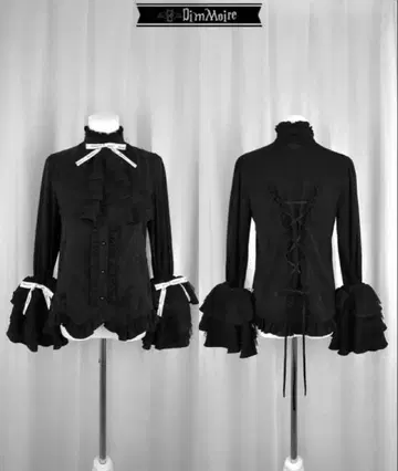 디모아르 Dimmoire 오메카시 2way 블라우스 블랙 M 사이즈