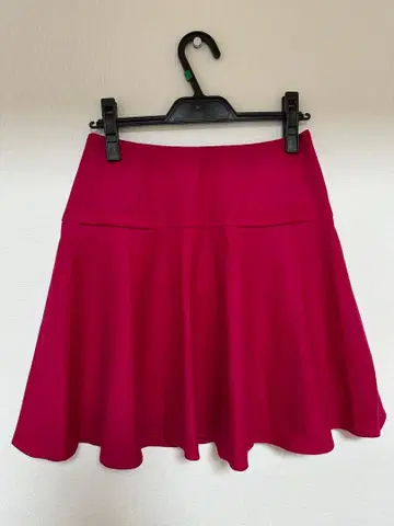 [ 새상품급 ] ef-de 핑크 미니 플레어 스커트 9호