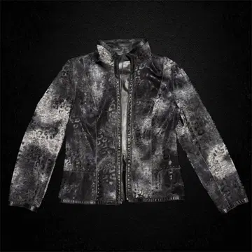 가죽 자켓 y2k 시크 스타일 v 펑크 archive 다크 코어