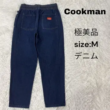Cookman(쿡맨) 셰프 팬츠 M 데님 컨디션 최상 짙은 파랑