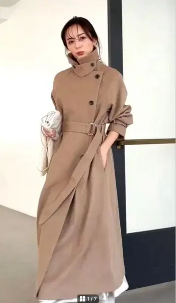 anuans 울 트렌치코트 클리닝 이후