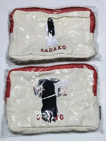 사다코 무섭귀여움 자수 파우치 2종 세트 캡슐 토이