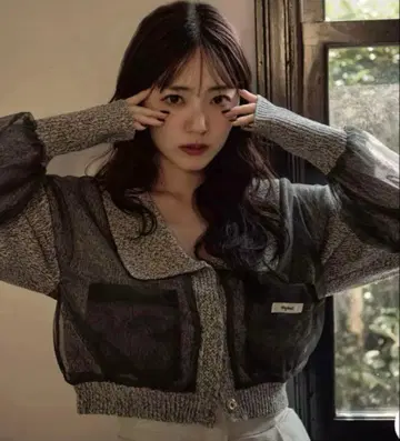 mideal 마이딜 튤 디자인 가디건