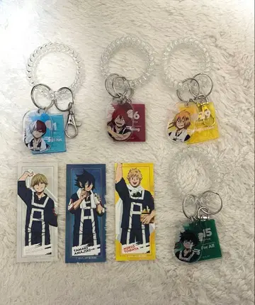 히로아카 극락탕 콜라보 락커 키 모양 키링 세트 특전 포함