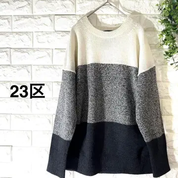 23구 니트 컨디션 최상 현행 택 23구 컬러 블록 니트