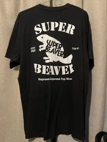 SUPER BEAVER 밴딩T셔츠