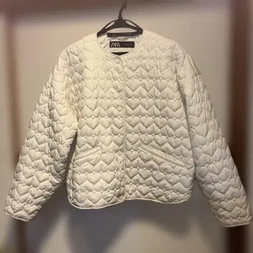 ZARA 하트형 퀼팅 자켓 M