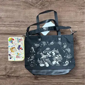 디즈니 토트백 파우치 포함 40주년 하모니 인 컬러 2way