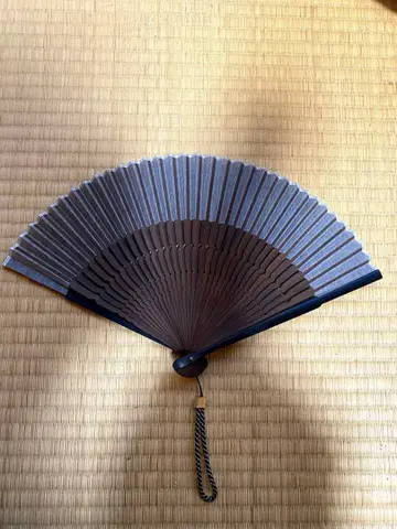 요네자와 직물 부채 남성용 파우치 포함 교토 조립 끈 스트랩
