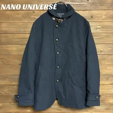 [ 나노 유니버스 ] NANO UNIVERSE 네이비 스텐카라 코트 L