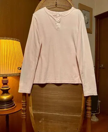 70년대 유럽 프랑스 구제 의류 빈티지 앤티크 핑크 티셔츠