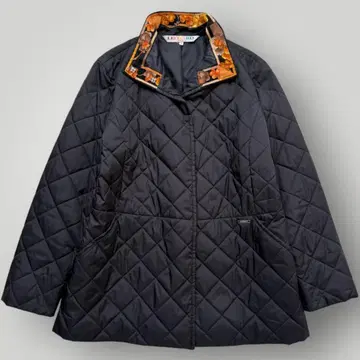 새상품급 LEONARD 레오나르 스포츠 퀼팅 자켓 트리밍 꽃무늬