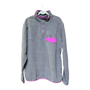 Patagonia 플리스 자켓 그레이/핑크