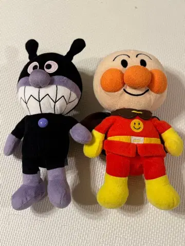 호빵맨 세균맨 봉제 인형 세트