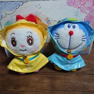 중국 한정판 도라에몽 봉제 인형 키링 카파